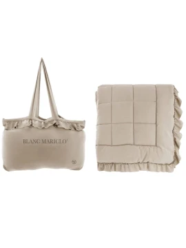 Blanc MariClò - Quilt with Gala Diamante Collection - Beige