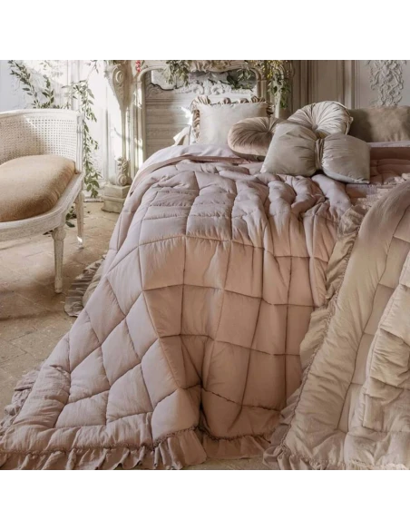 Blanc MariClò - Quilt with Gala Diamante Collection - Beige