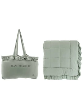 Blanc MariClò - Trapunta con Gala Diamante Collection - Verde