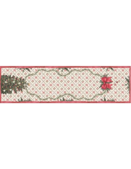 Blanc MariClò - Christmas Fairy Tale Bow Runner - Multicolor