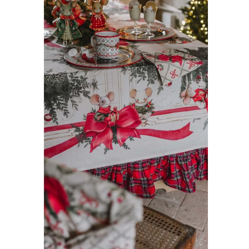 Blanc MariClò - Christmas Fairy Tale Tablecloth - 160 x 350 cm
