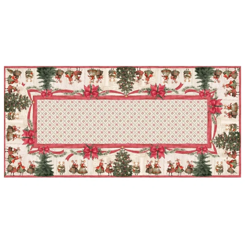 Blanc MariClò - Tovaglia Favola di Natale - 150 x 320 cm