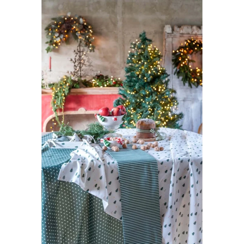 Blanc MariClò - Escape to the Woods Tablecloth - Polka Dots