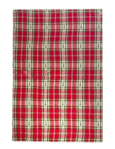 Blanc MariClò - Christmas Shelter Tea Towel - Squares