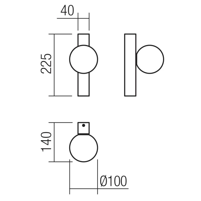 Redo Group - Goji Wall Lamp - Brushed Gold