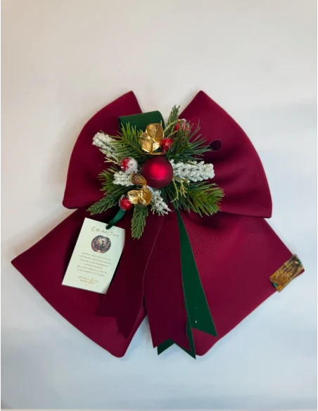 Madame Fioccò - Addobbo Fiocco Elfi del Cuore - 30 cm