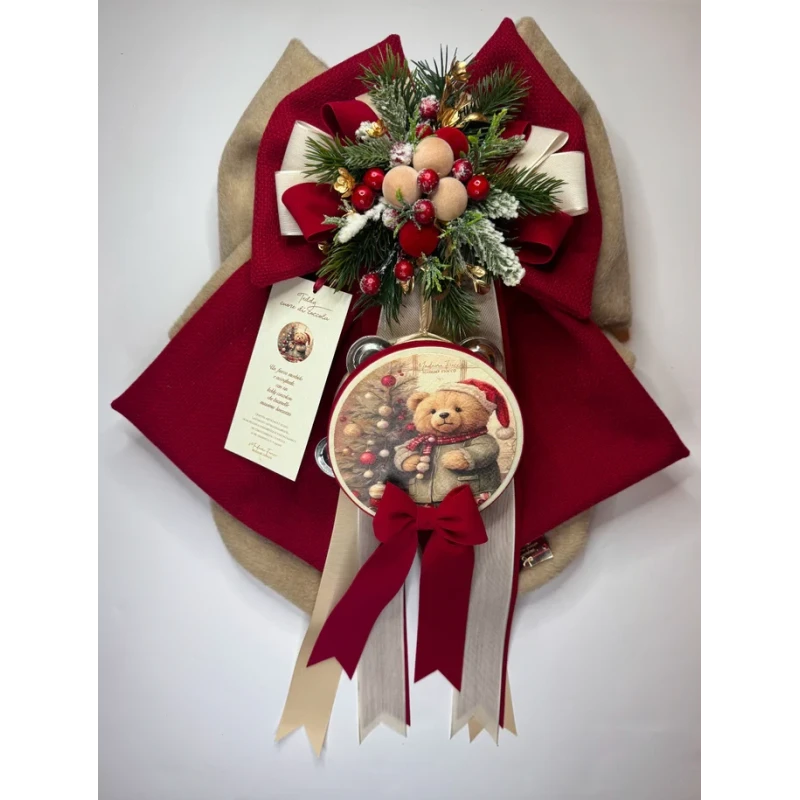 Madame Fioccò - Teddy Bow Cuddle Heart - 50 cm