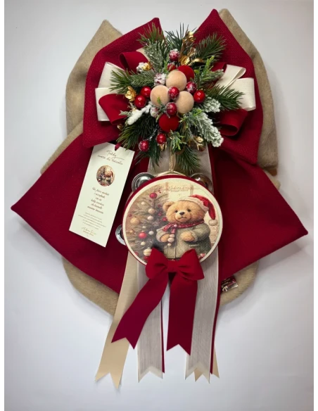 Madame Fioccò - Teddy Bow Cuddle Heart - 50 cm