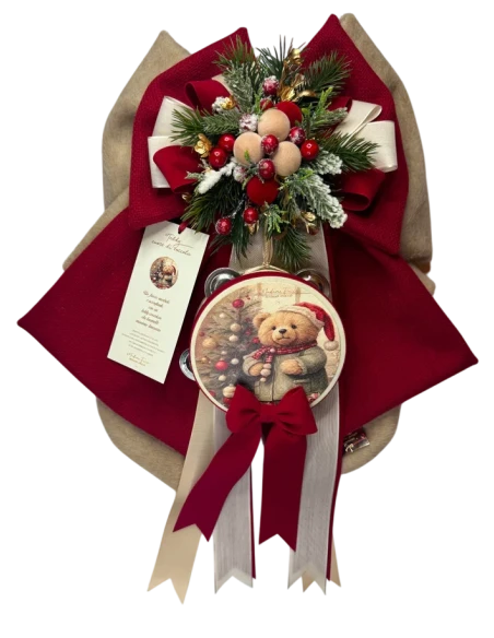 Madame Fioccò - Teddy Bow Cuddle Heart - 50 cm