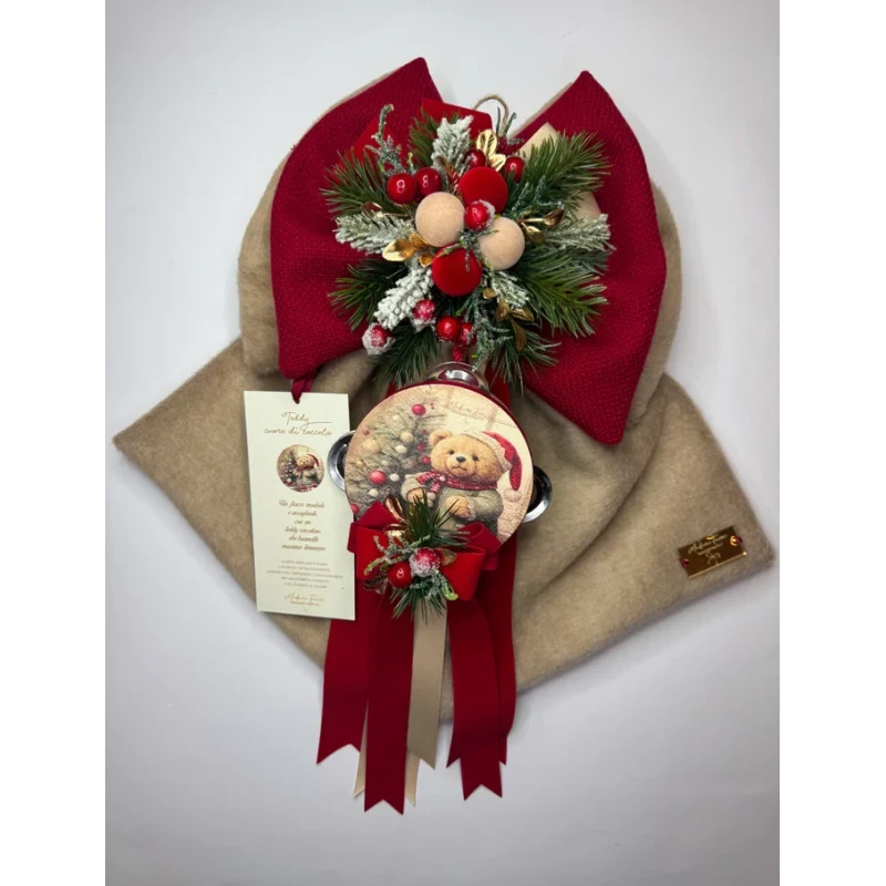 Madame Fioccò - Teddy Bow Cuddle Heart - 40 cm