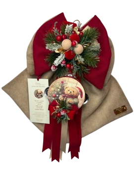 Madame Fioccò - Fiocco Teddy Cuore di Coccola - 40 cm