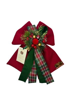 Madame Fioccò - Scottish Elegance Bow Decoration - 30 cm