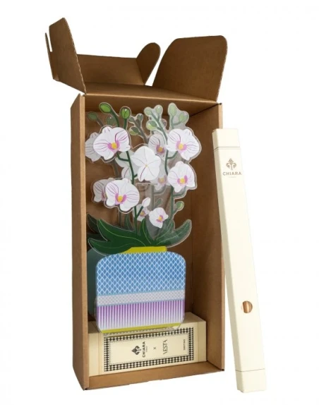 Vesta Home - Profumatore a Bastoncini - Livinia Orchidea Bianco