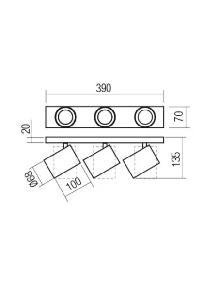 Redo Group - Corinth Triple Adjustable Mini Projector