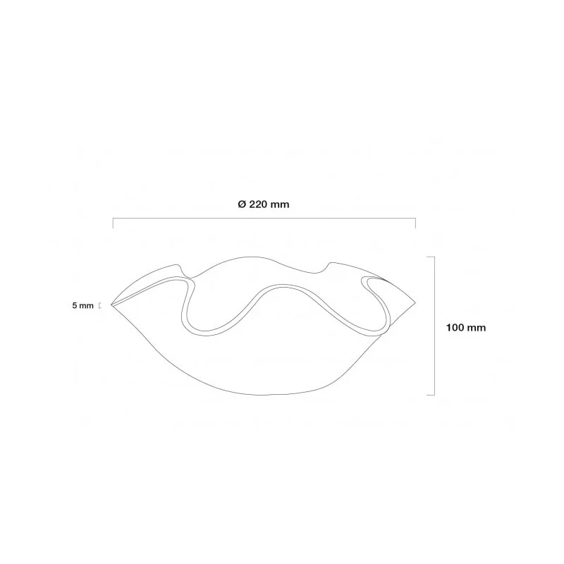 Vesta Home - Soft Centerpiece - White