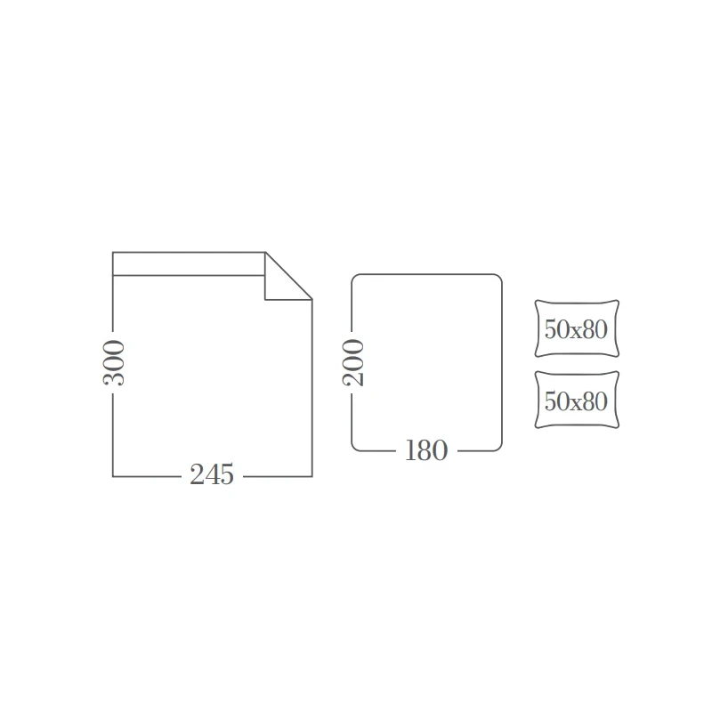 Blanc MariClò - Tuscany Collection Bed Set - Beige