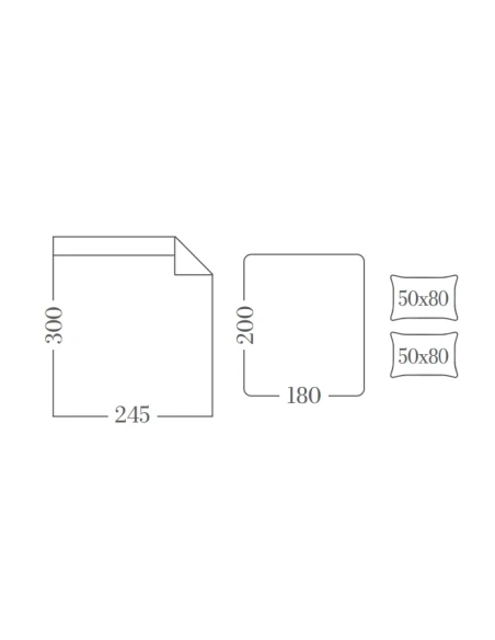 Blanc MariClò - Completo letto Tuscany Collection - Beige