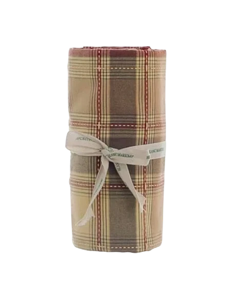 Blanc MariClò - Tovaglia Zucche di Sogno Tartan Giallo - 140 x 180 cm