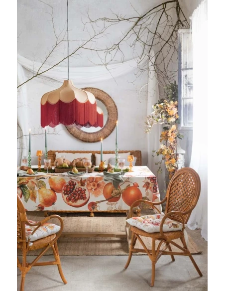 Blanc MariClò - Runner Persimmon con Gala - 50 x 160 cm