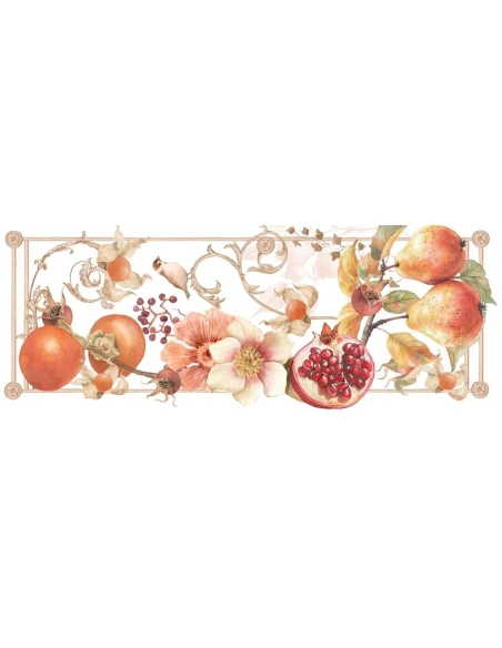 Blanc MariClò - Runner Persimmon with Gala - 50 x 160 cm