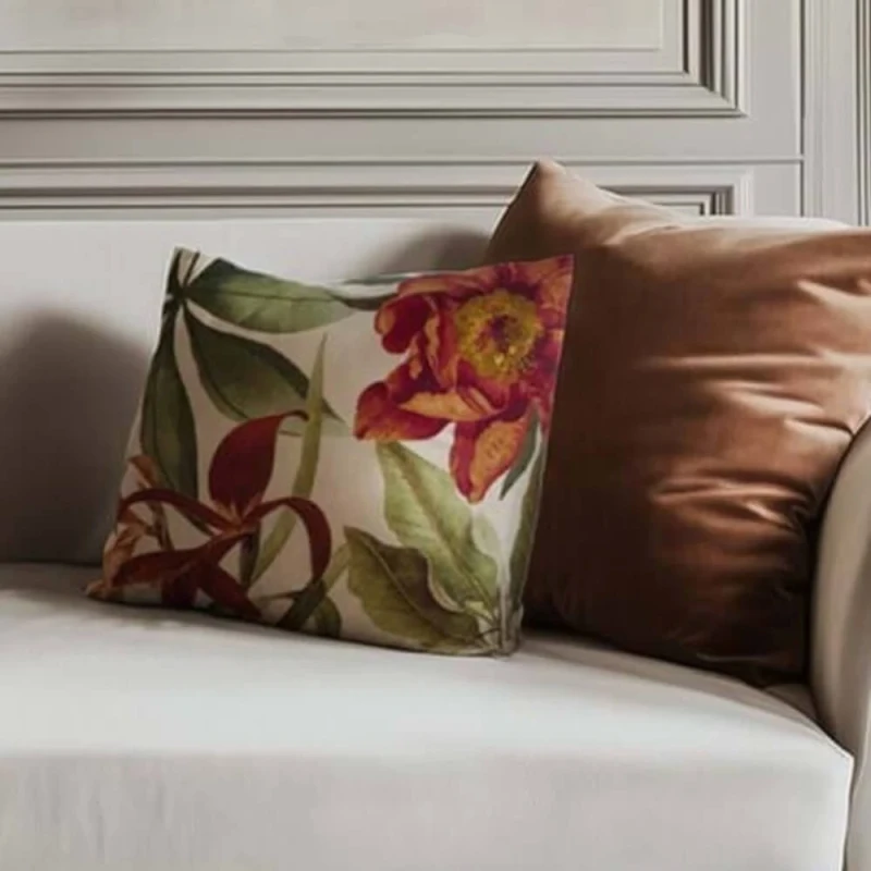 Blanc MariClò - Geometrika Floral Cushion - 45 x 45 cm