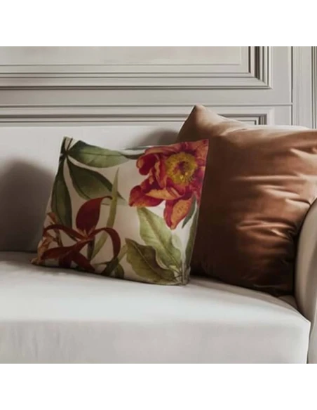 Blanc MariClò - Geometrika Floral Cushion - 45 x 45 cm