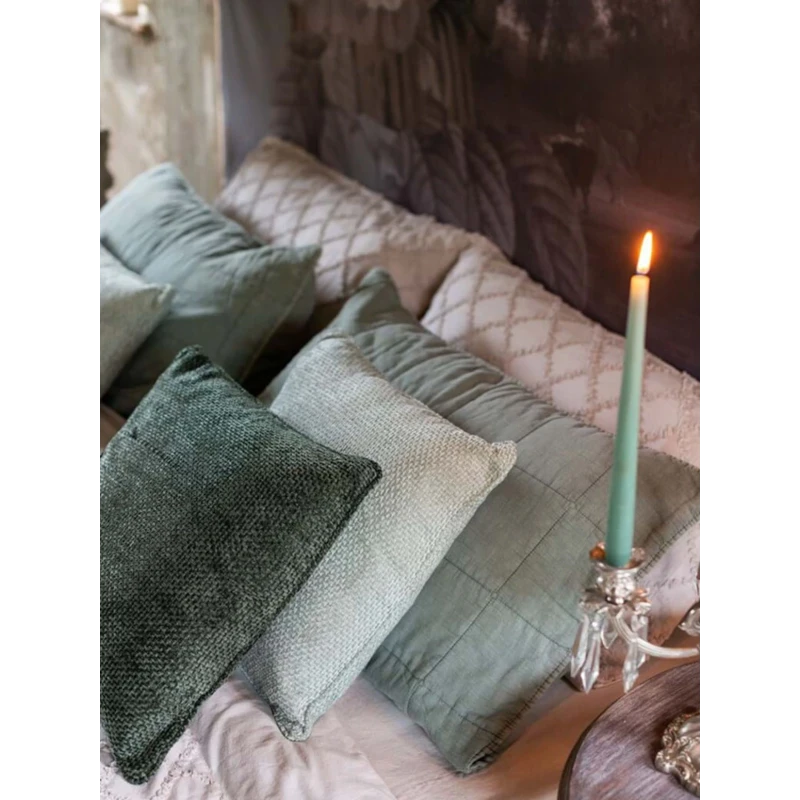 Blanc MariClò - Soft Sleep Pillow in Forest Green - 45 x 45 cm