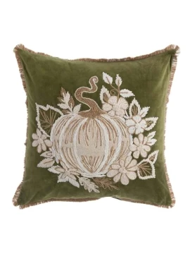Blanc MariClò - Dream Pumpkin Embroidered Cushion - 45 x 45 cm
