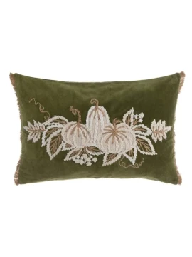 Blanc MariClò - Dream Pumpkin Embroidered Cushion - 35 x 50 cm