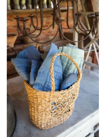 Blanc MariClò - Trapunta Aurora - Azzurro