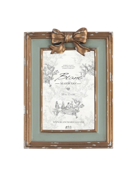 Blanc MariClò - Amor et Memoria Photo Frame - Antique Bow