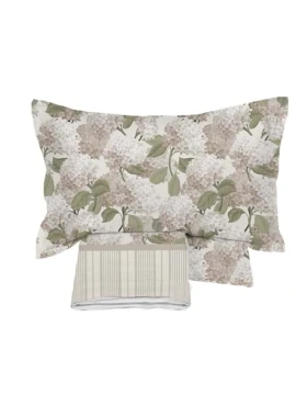 Blanc MariClò - Tropical Hydrangea Rose Collection Bed Set - Hydrangeas