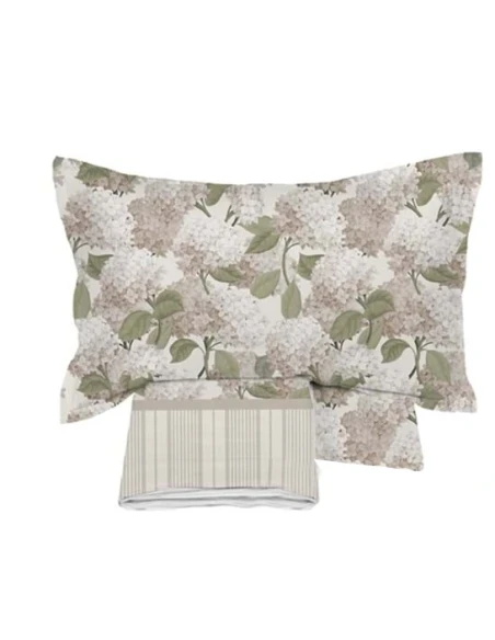 Blanc MariClò - Tropical Hydrangea Rose Collection Bed Set - Hydrangeas