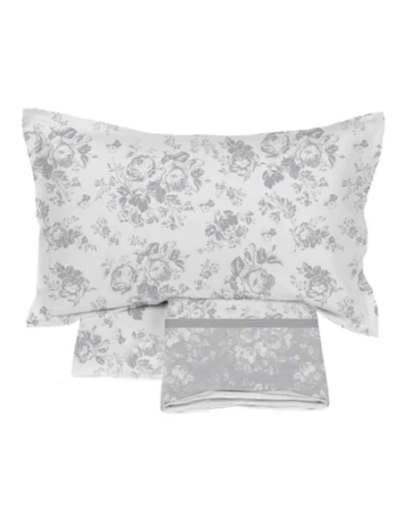Blanc MariClò - Tropical Hydrangea Rose Collection Bed Set - Rose