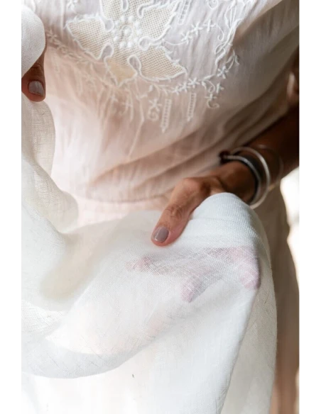 Blanc MariClò - Flower Lace Curtain