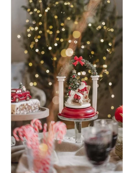 Blanc MariClò - Santa Claus Music Box - 17 x 15 x H 24.5 cm