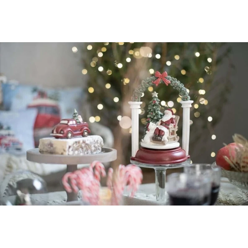 Blanc MariClò - Santa Claus Music Box - 17 x 15 x H 24.5 cm