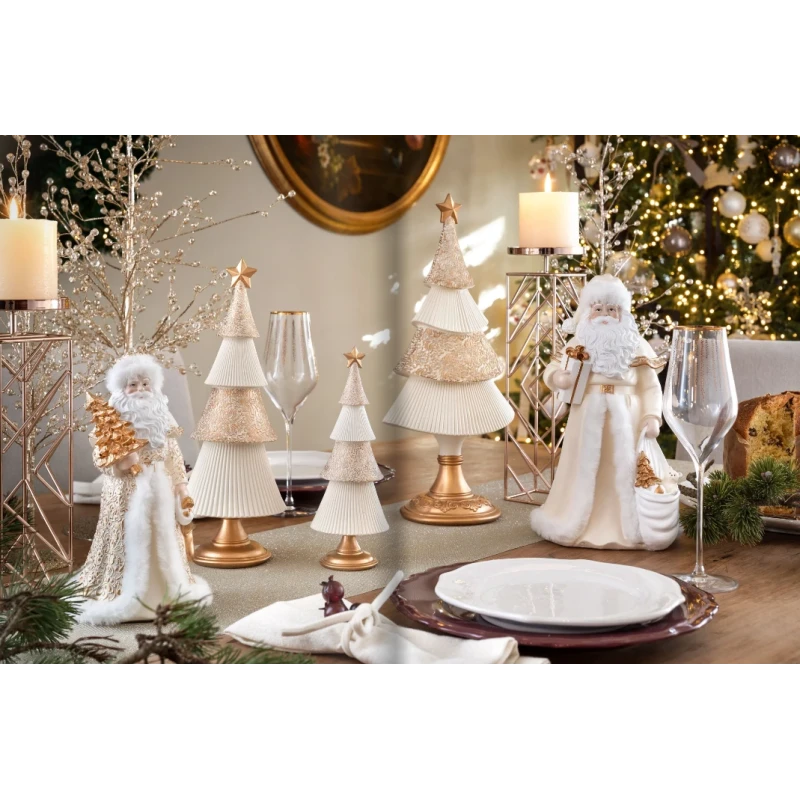 Henriette - Decorazione Babbo Natale - H 31 cm