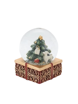 Henriette - Lamb Globe Decoration - Red