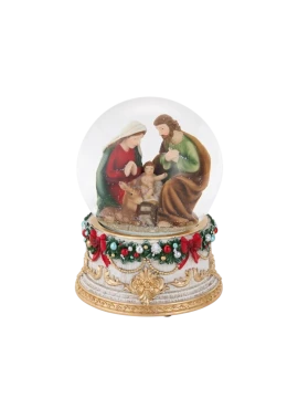Henriette - Nativity Globe Music Box